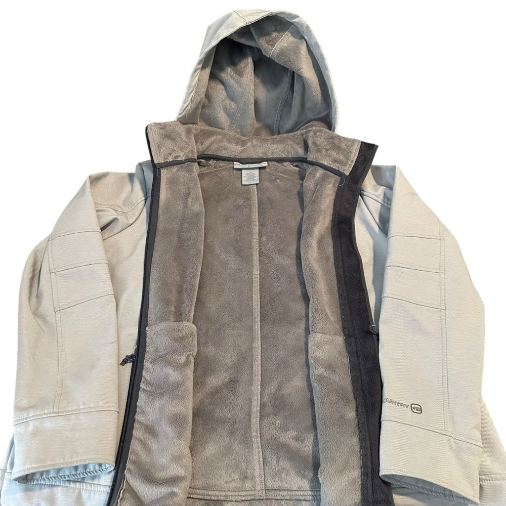 Free Country Light Gray Hooded Softshell Jacket - Picture 4 of 10